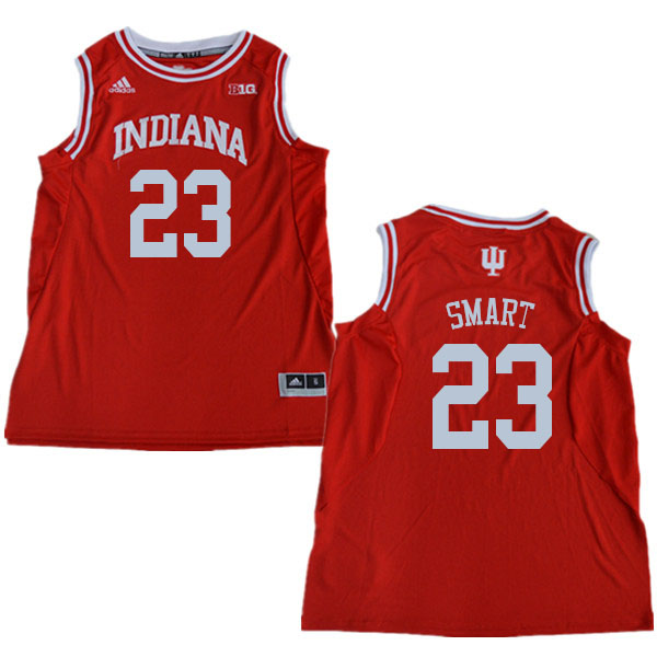 Men #23 Keith Smart Indiana Hoosiers College Basketball Jerseys Sale-Red